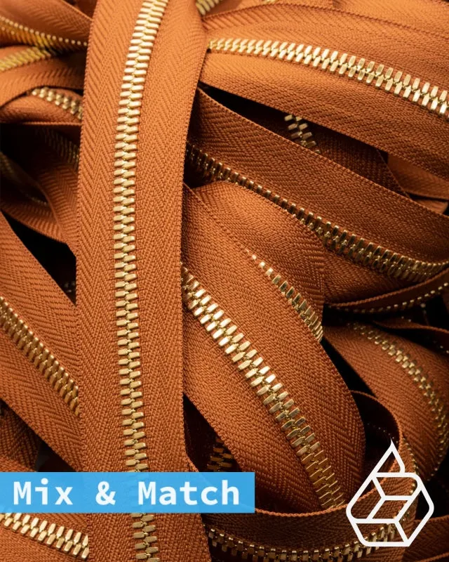 YKK Excella® | Custom made zipper | Gold | Size 5