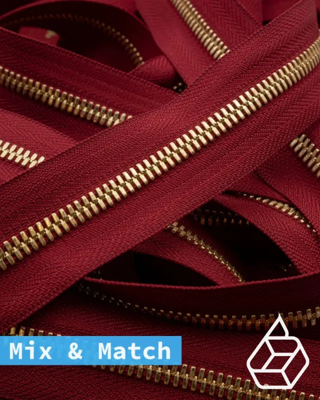 YKK Excella® | Custom made zipper | Gold | Size 5