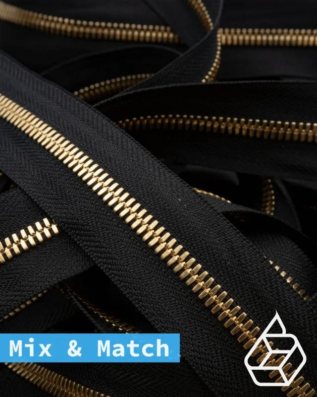 YKK Excella® | Custom made zipper | Gold | Size 5
