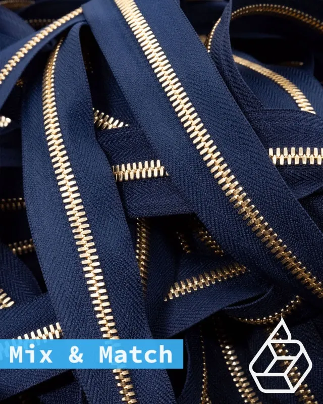 YKK Excella® | Custom made zipper | Gold | Size 5