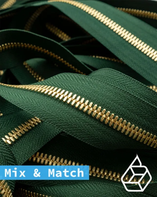 YKK Excella® | Custom made zipper | Gold | Size 5