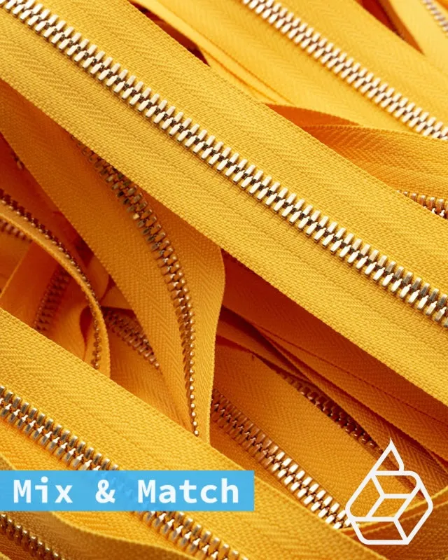 YKK Excella® | Custom made zipper | Gold | Size 5