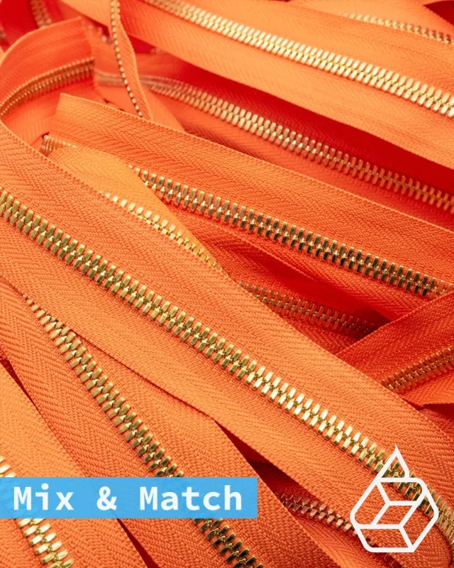 YKK Excella® | Custom made zipper | Gold | Size 5
