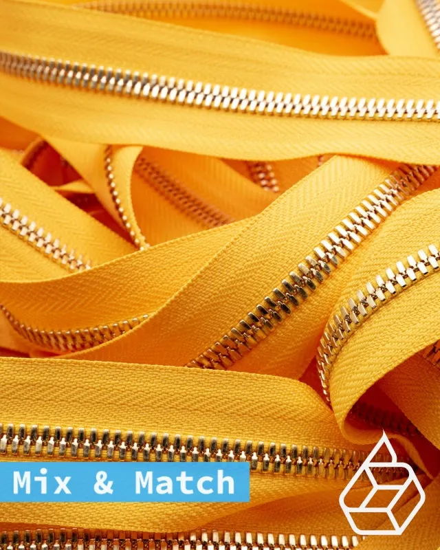 YKK Excella® | Custom made zipper | Gold | Size 5