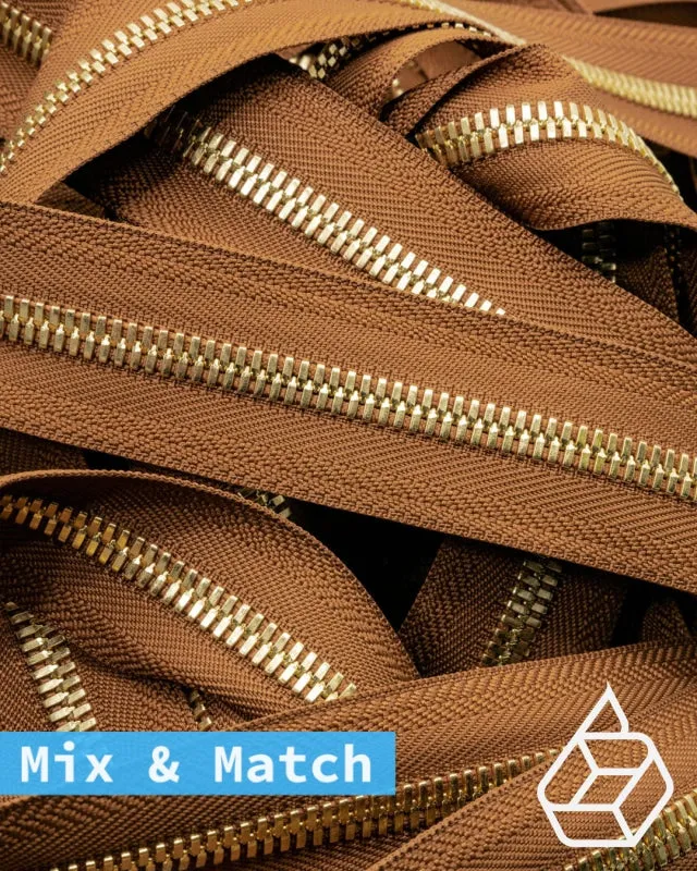 YKK Excella® | Custom made zipper | Gold | Size 8