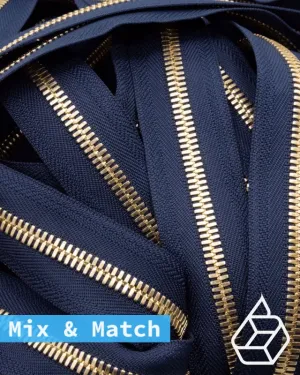YKK Excella® | Custom made zipper | Gold | Size 8