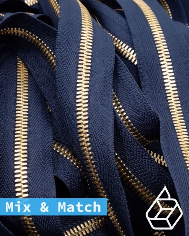 YKK Excella® | Custom made zipper | Gold | Size 8