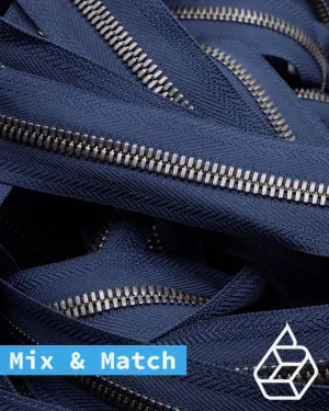 YKK Excella® | Custom made zipper | Gunmetal | Size 8