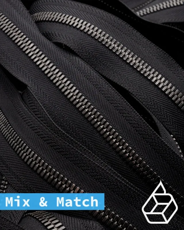YKK Excella® | Custom made zipper | Gunmetal | Size 8