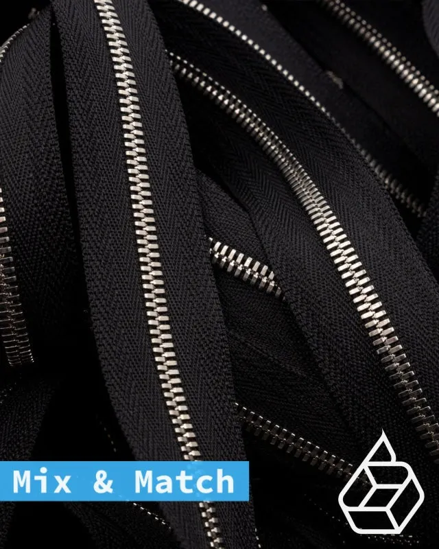 YKK Excella® | Custom made zipper | Silver | Size 3