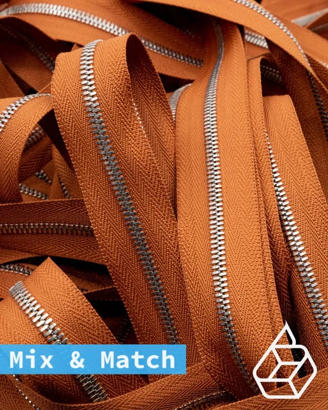 YKK Excella® | Custom made zipper | Silver | Size 3