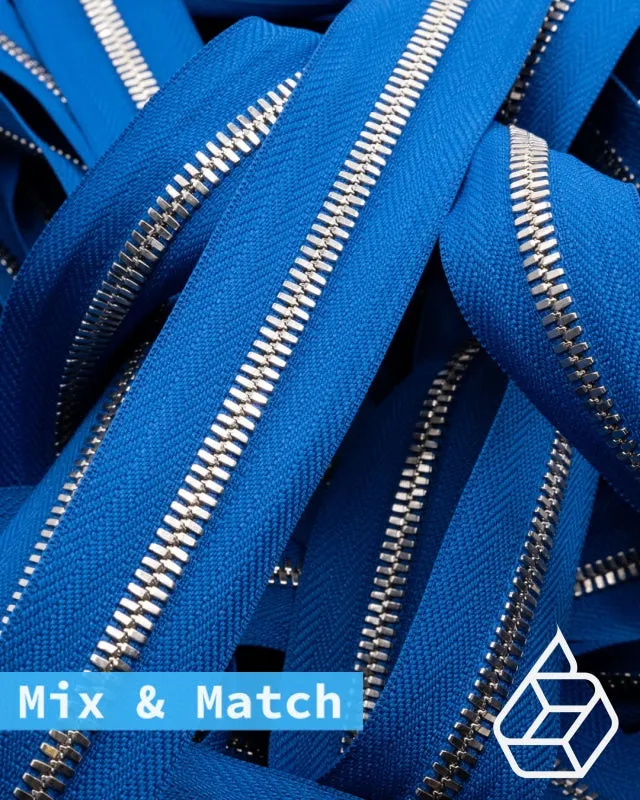 YKK Excella® | Custom made zipper | Silver | Size 5