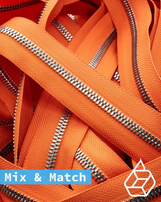 YKK Excella® | Custom made zipper | Silver | Size 5