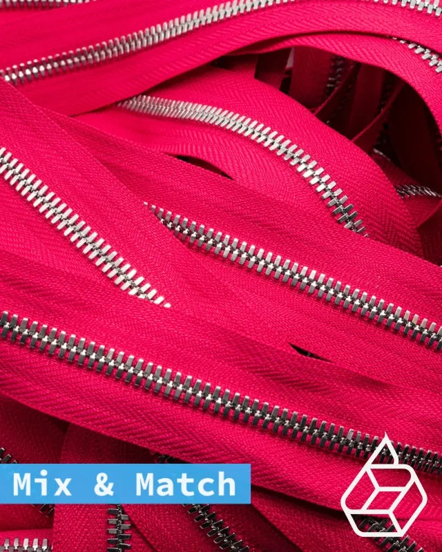 YKK Excella® | Custom made zipper | Silver | Size 5