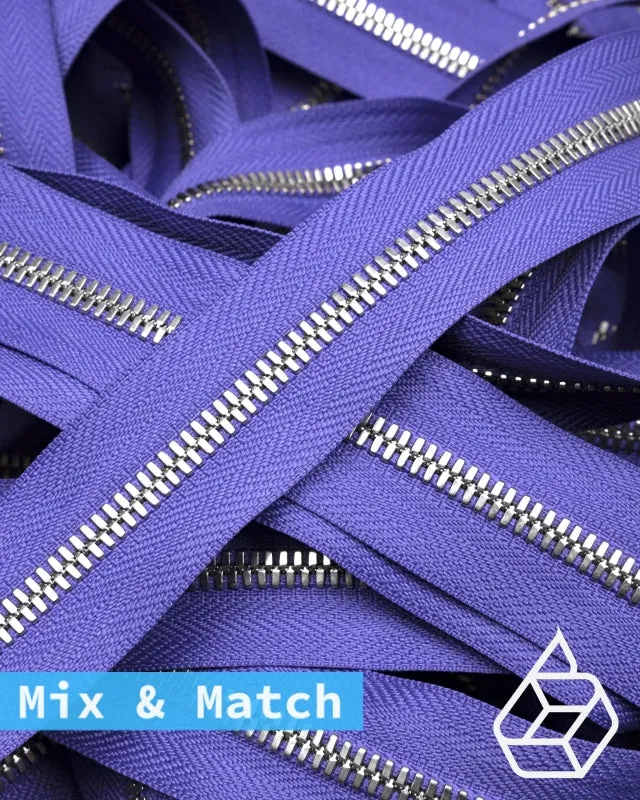 YKK Excella® | Custom made zipper | Silver | Size 5