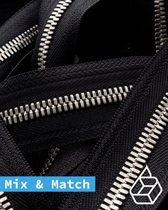 YKK Excella® | Custom made zipper | Silver | Size 8
