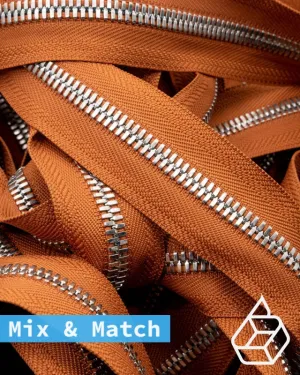 YKK Excella® | Custom made zipper | Silver | Size 8