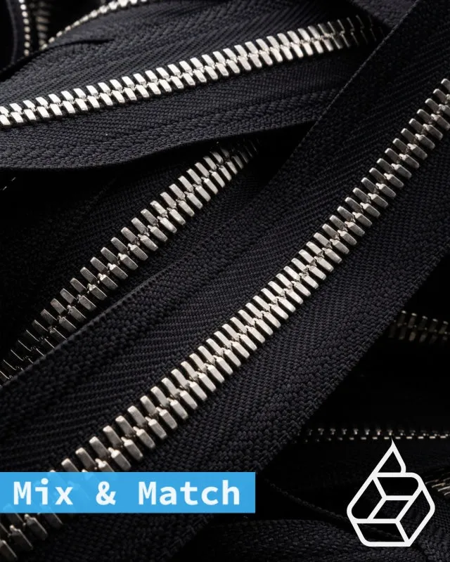 YKK Excella® | Custom made zipper | Silver | Size 8