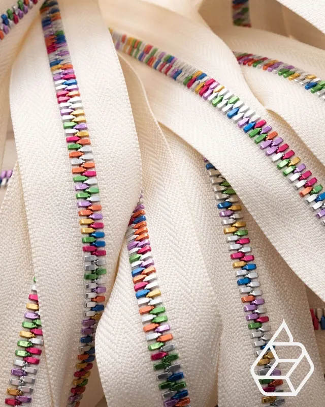 YKK Excella® Light | Zipper on roll | Rainbow | Size 5