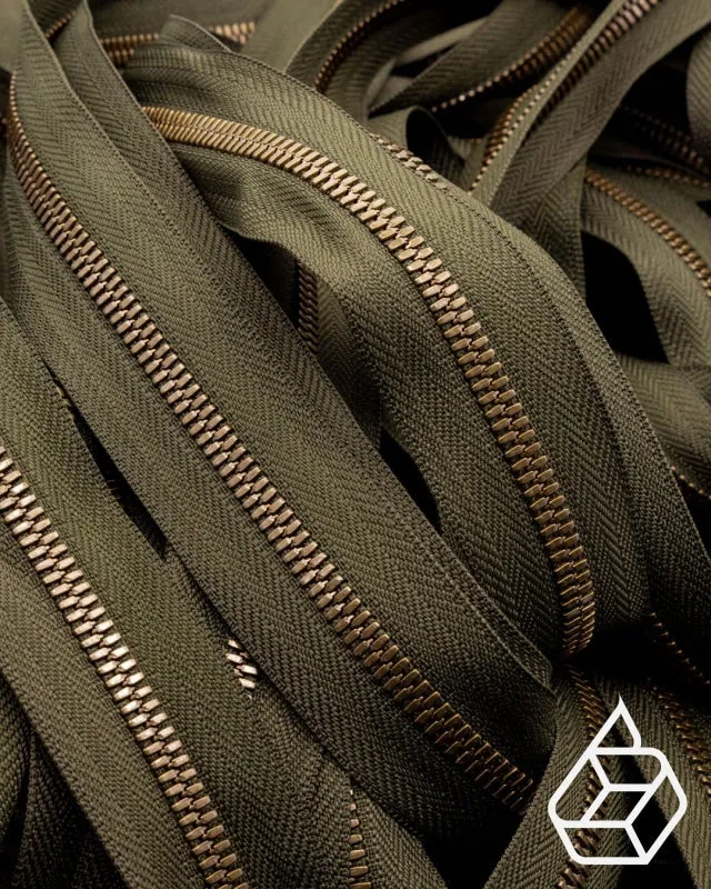 YKK Excella® | Zipper on roll | Antique Brass | Size 5