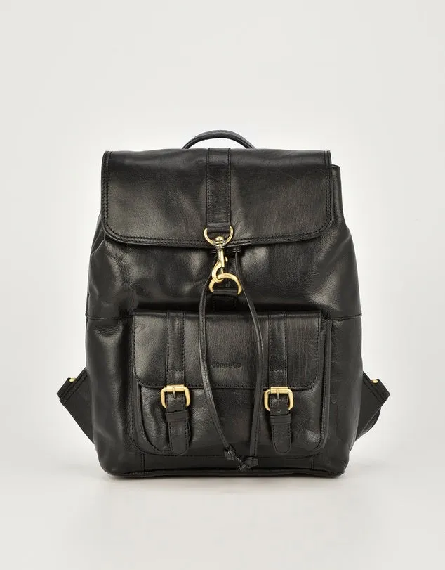 York Large Leather Backpack