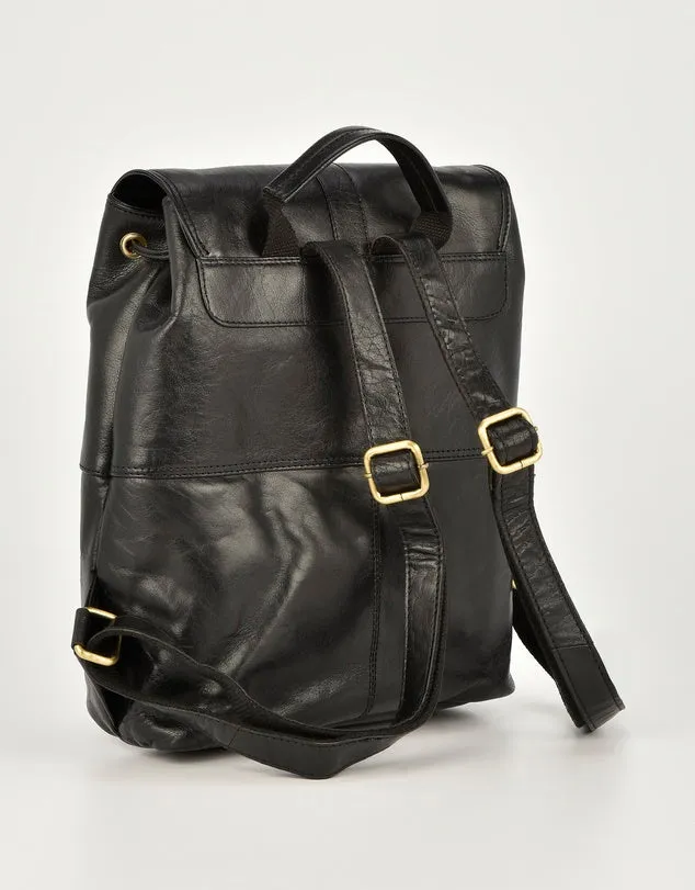 York Large Leather Backpack
