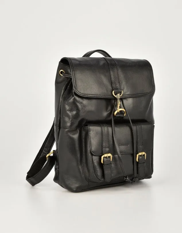 York Large Leather Backpack