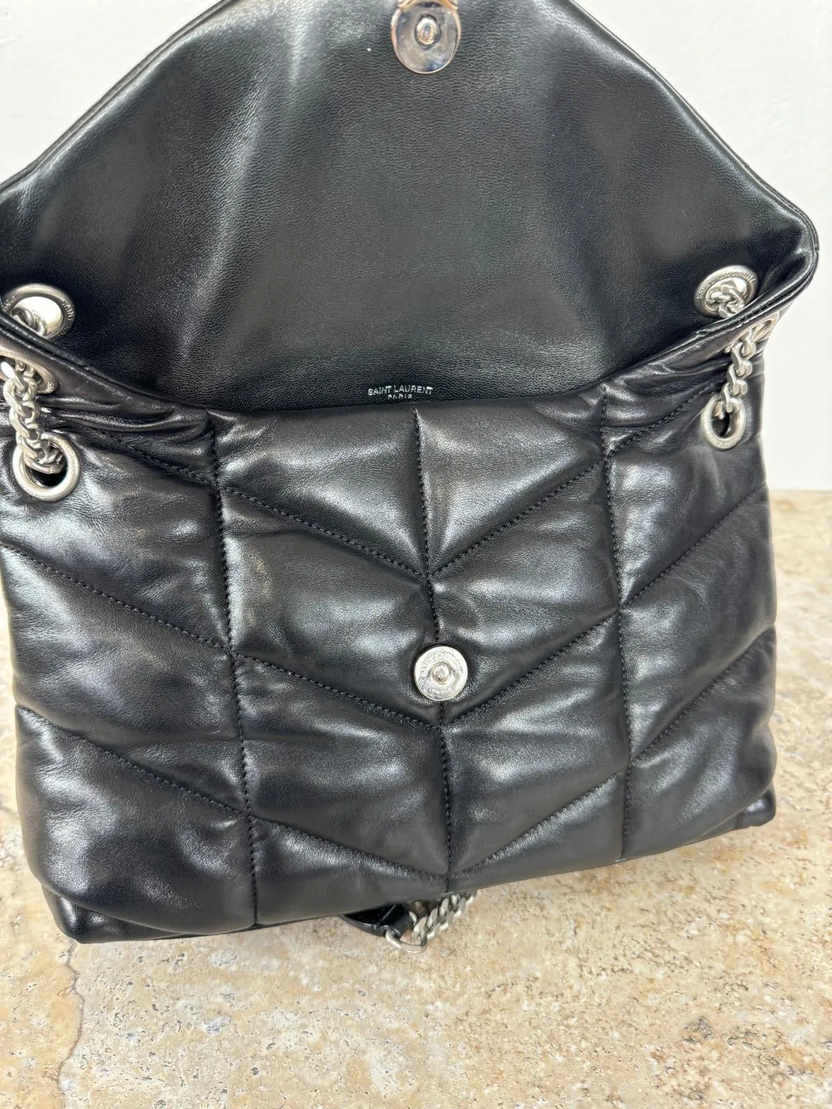 YSL SMALL LOULOU PUFFER BAG