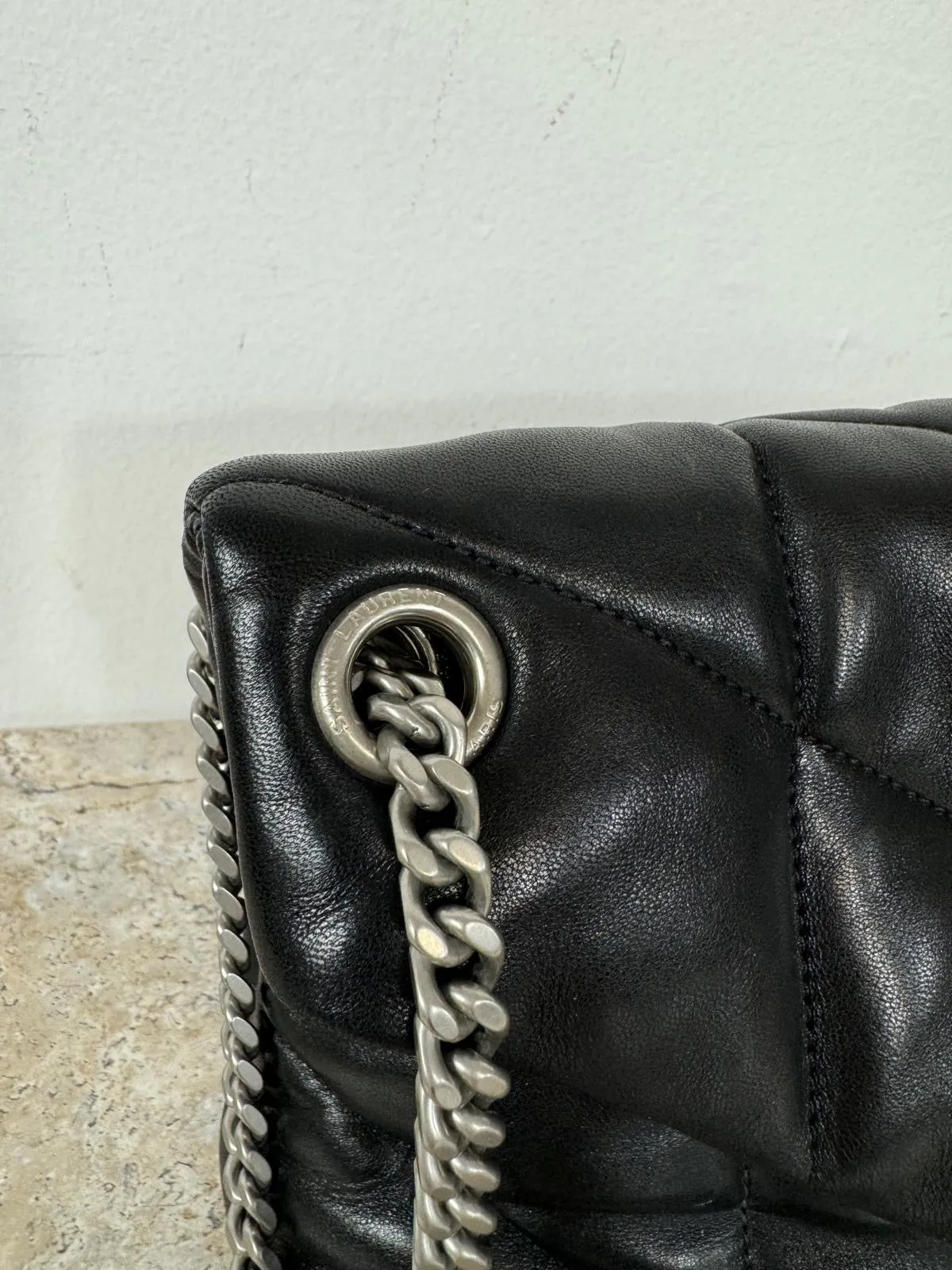 YSL SMALL LOULOU PUFFER BAG