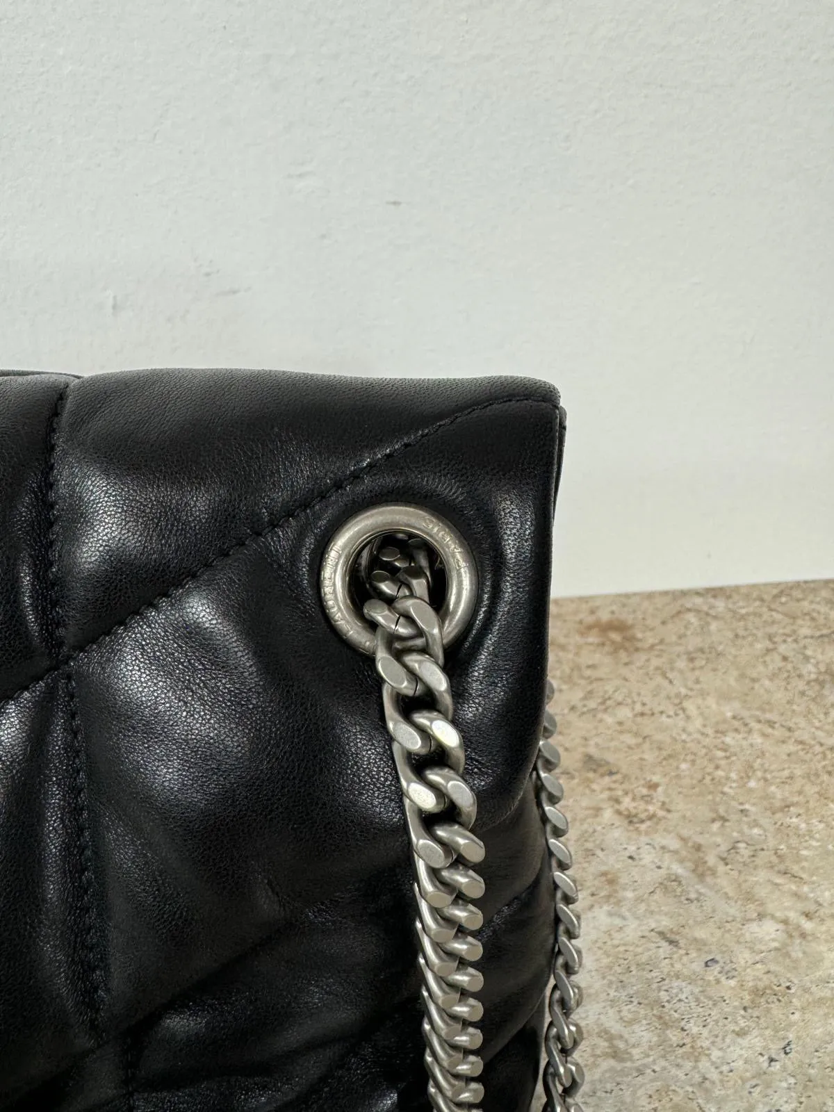 YSL SMALL LOULOU PUFFER BAG