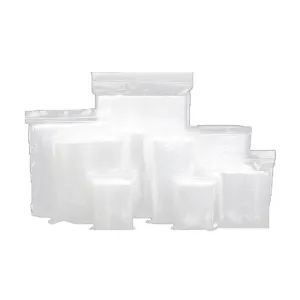 Ziplock Bags 100PCS 20Sizes Plastic Clear