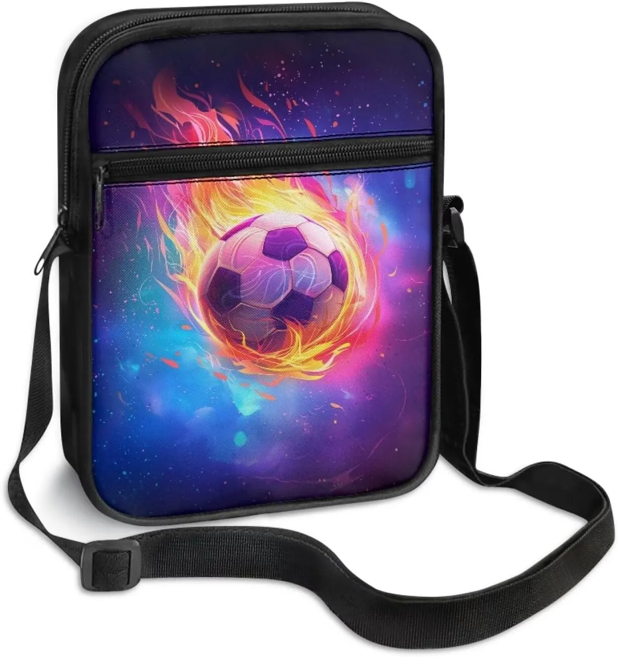 Zipper Messenger Bags Womens Mens Shoulder Bag Multi-pocket Work Office Bag Briefcases for Travelling Outdoors