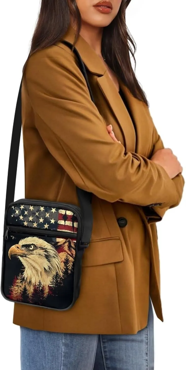 Zipper Messenger Bags Womens Mens Shoulder Bag Multi-pocket Work Office Bag Briefcases for Travelling Outdoors