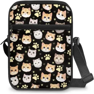Zipper Messenger Bags Womens Mens Shoulder Bag Multi-pocket Work Office Bag Briefcases for Travelling Outdoors