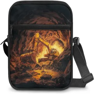 Zipper Messenger Bags Womens Mens Shoulder Bag Multi-pocket Work Office Bag Briefcases for Travelling Outdoors