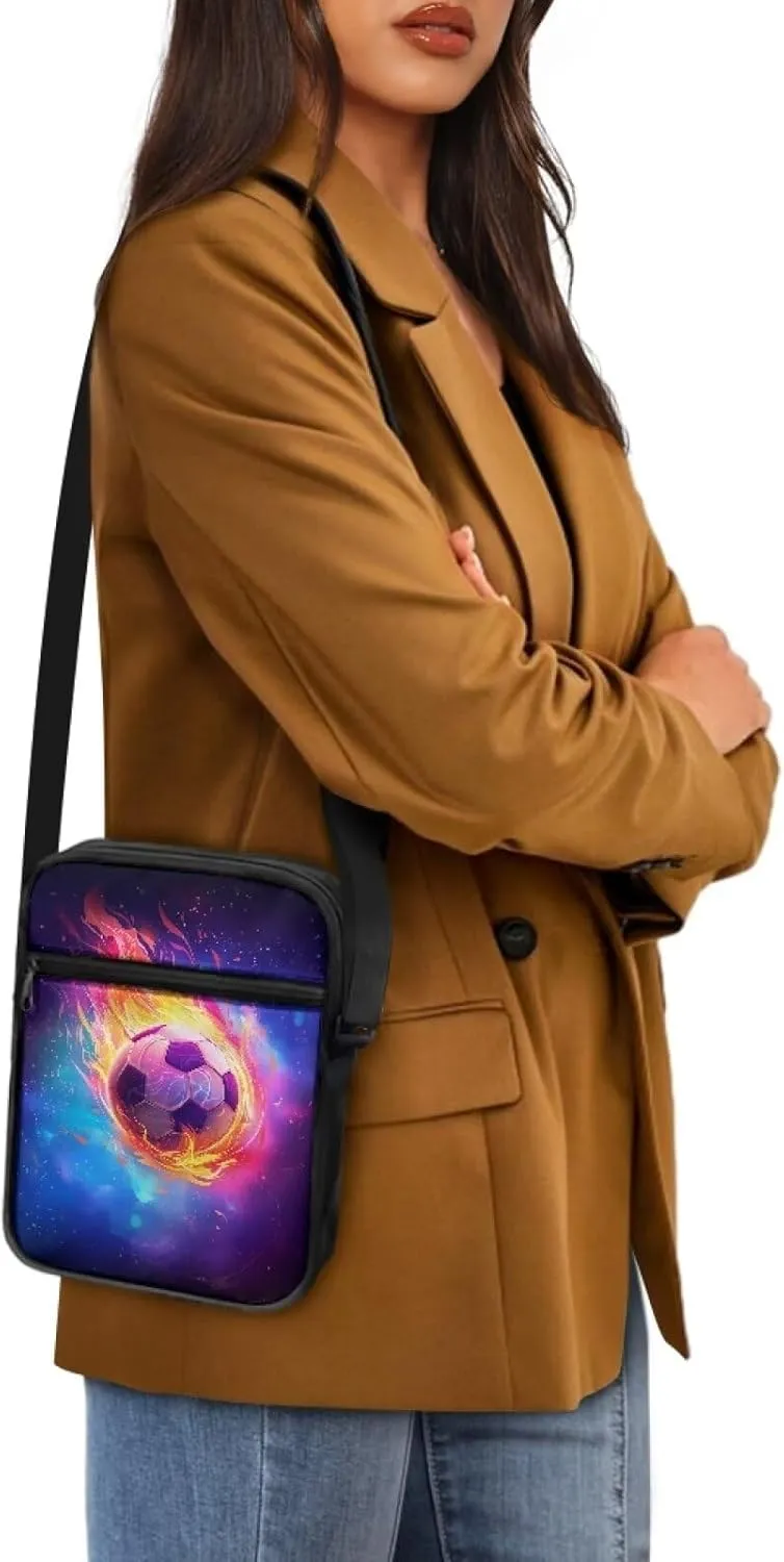 Zipper Messenger Bags Womens Mens Shoulder Bag Multi-pocket Work Office Bag Briefcases for Travelling Outdoors