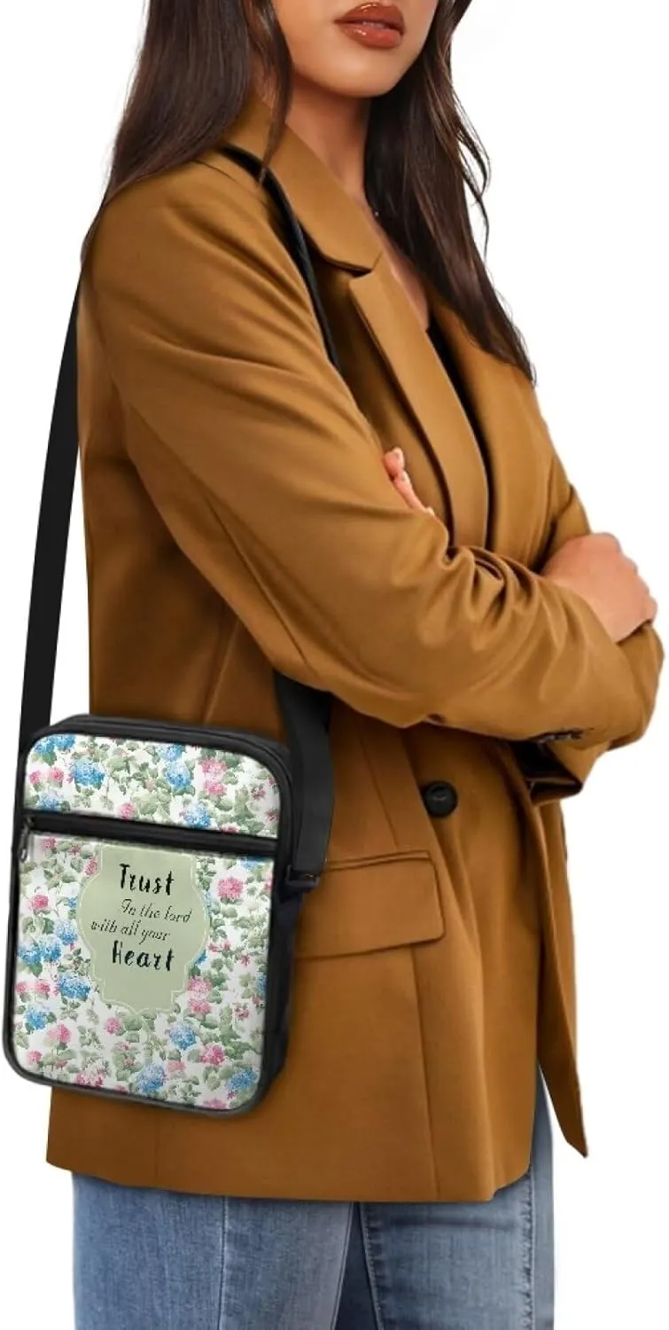 Zipper Messenger Bags Womens Mens Shoulder Bag Multi-pocket Work Office Bag Briefcases for Travelling Outdoors