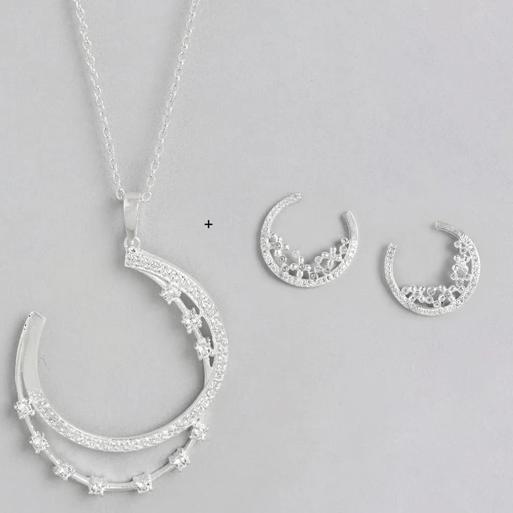 Zircon Silver Necklace
