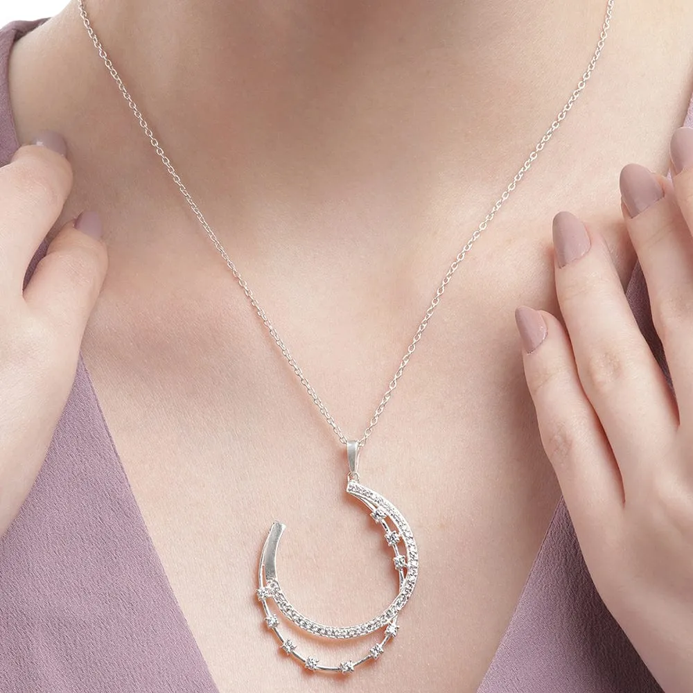 Zircon Silver Necklace
